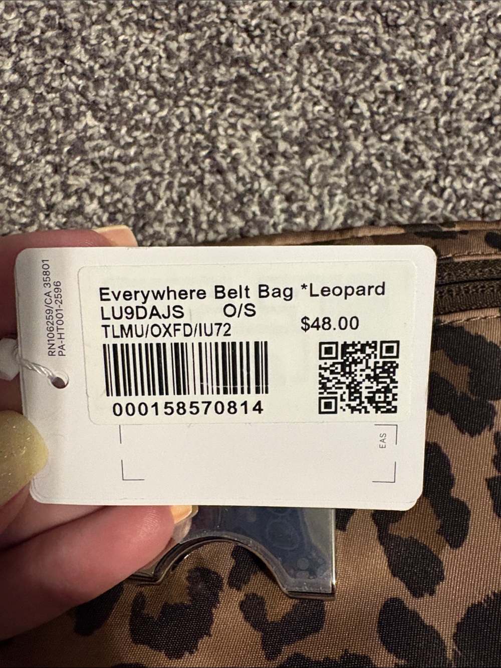 Lululemon Everywhere Belt Bag *Leopard - Picture 3 of 5